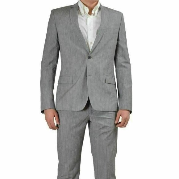 Versace Collection Men's Multi-Color Wool Suit